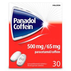 PANADOL COFFEIN 500/65 mg tabl, kalvopääll 30 fol