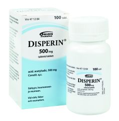 DISPERIN 500 mg tabl 100 kpl