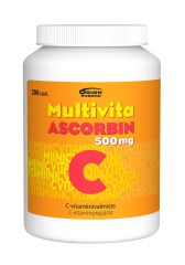 MULTIVITA ASCORBIN 500MG 200 tabl