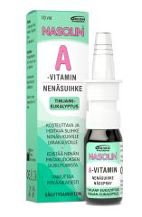 NASOLIN A-VITAMIN TIMJAMI-EUKALYPTUS NENÄSUMUTE 10 ml